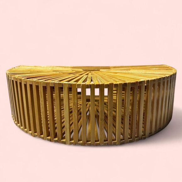 Bamboo Arc Bag – Coastal Boho Minimalist Summer Purse - Picture 6 of 8